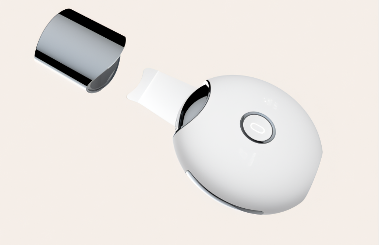 Compact Ultrasonic Skin Scrubber